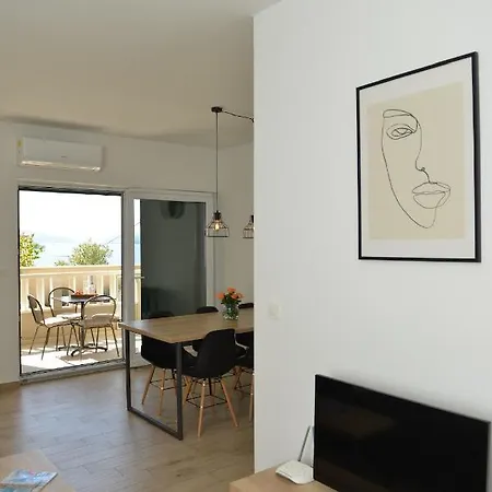 Tećo - Moderne Mit Pool Und Meerblick Apartment *