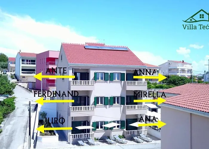 Teco - Moderne Mit Pool Und Meerblick * Trogir