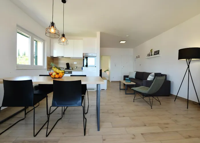 Lägenhet Teco - Moderne Mit Pool Und Meerblick *