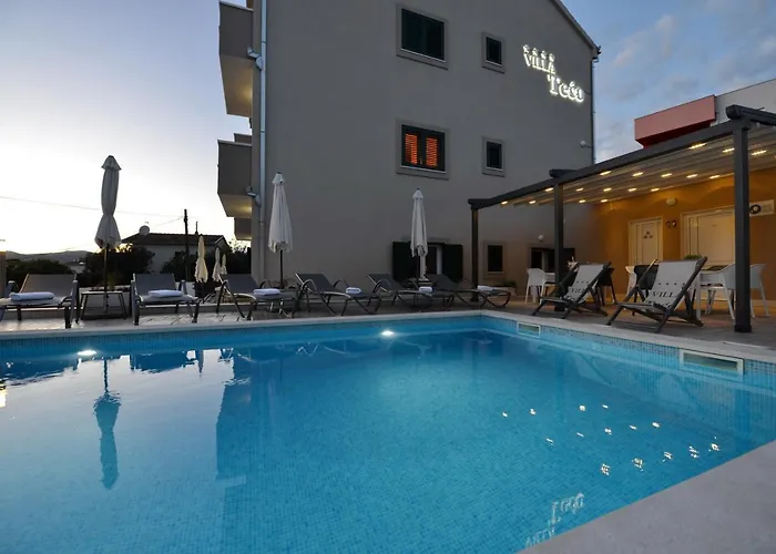 Teco - Moderne Mit Pool Und Meerblick Apartamento Trogir